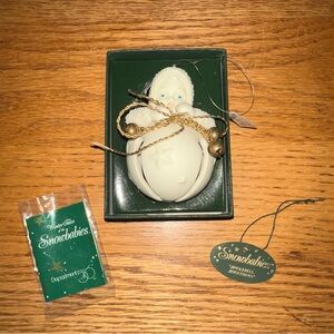 Dept 56 Snowbabie Jingle Bells Jinglebaby Bell Bisque Ornament